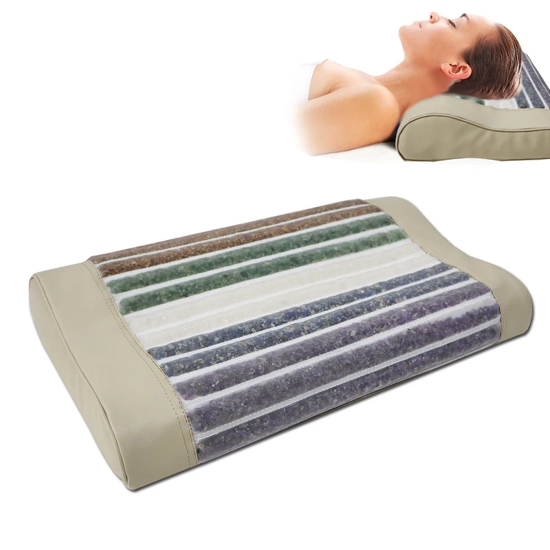 Crystal Pillow Jade Gem Massag - đánh giá và giá Neck Traction Pillow
