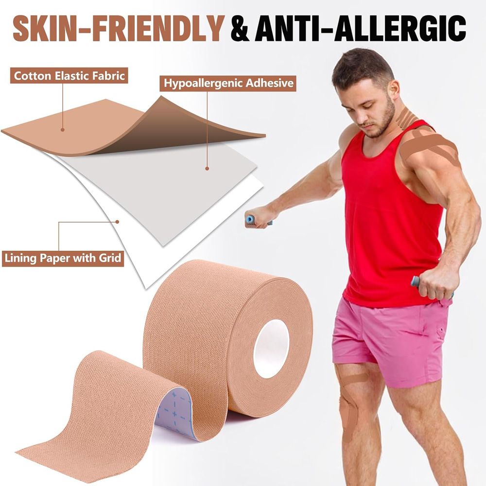 5 Roll Kinesiology Tape Precut - đánh giá và giá Kinesiology Tape Sports