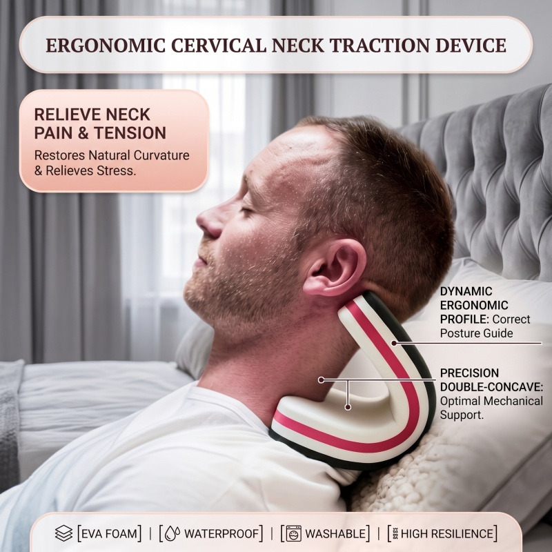 New Design Neck and Shoulder R - đánh giá và giá Neck Traction Pillow