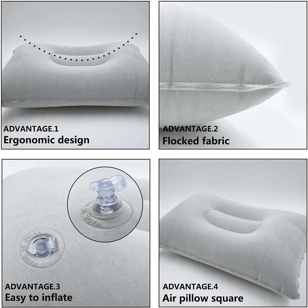 Inflatable Travel Pillow Porta - đánh giá và giá Neck Traction Pillow
