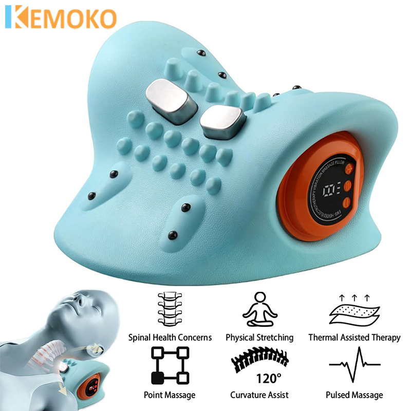 Electric Cervical Massager Nec - đánh giá và giá Neck Traction Pillow