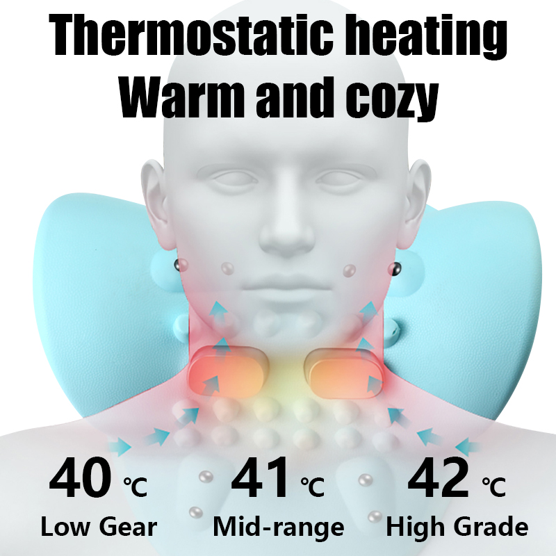 Electric Cervical Massager Nec - đánh giá và giá Neck Traction Pillow