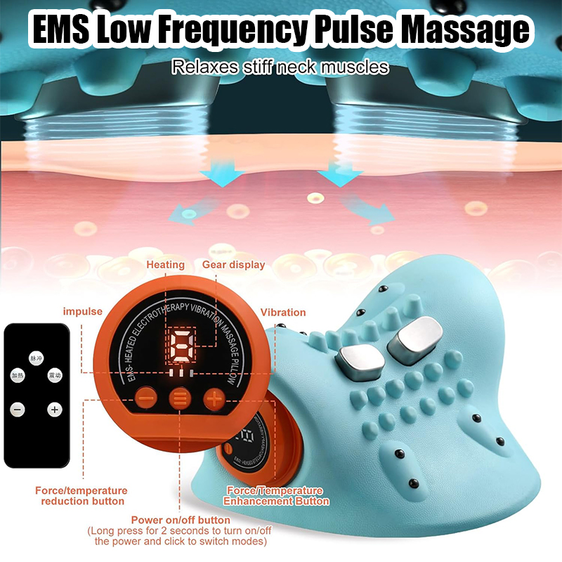 Electric Cervical Massager Nec - đánh giá và giá Neck Traction Pillow
