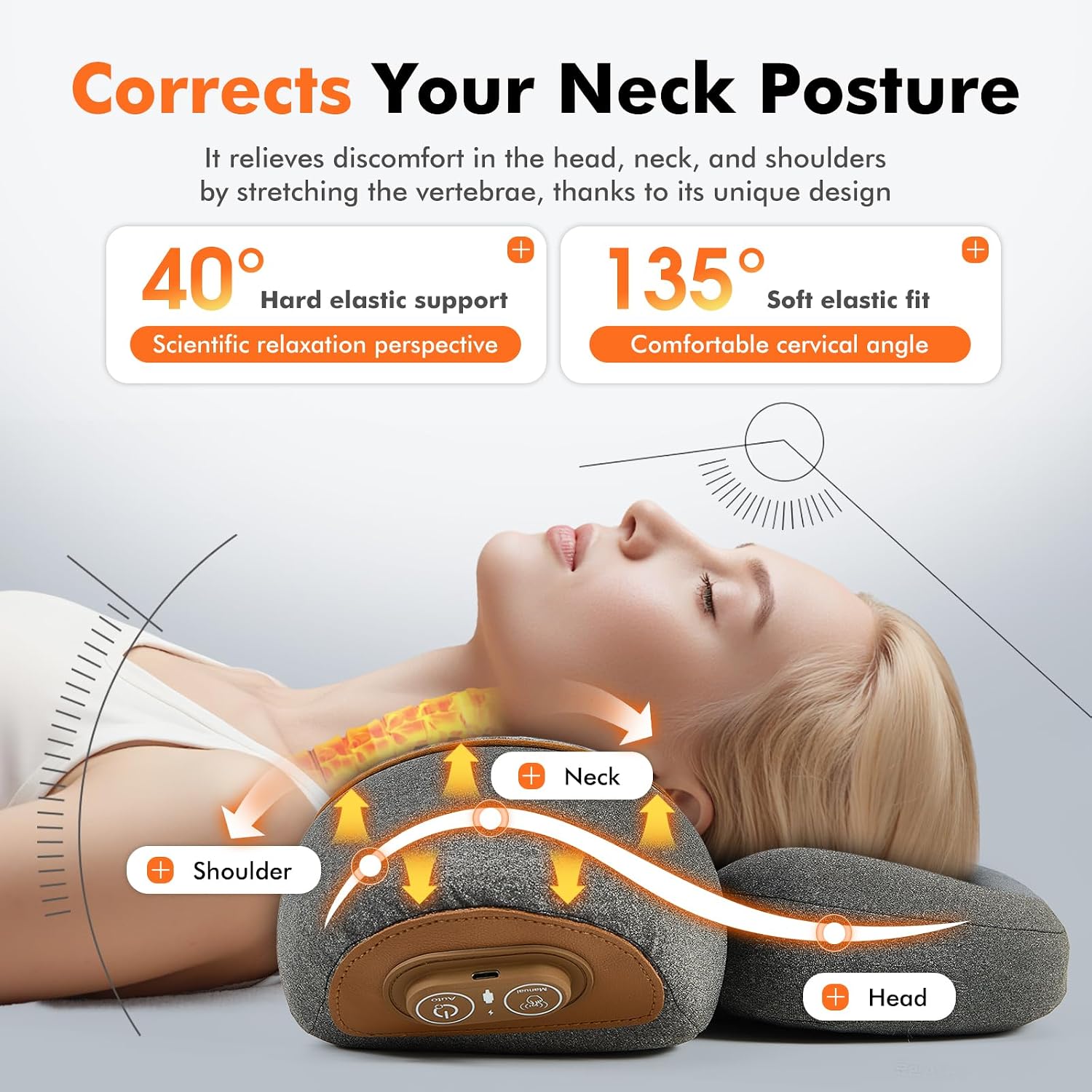 3-in-1 Neck Massager Pillow wi - đánh giá và giá Neck Traction Pillow