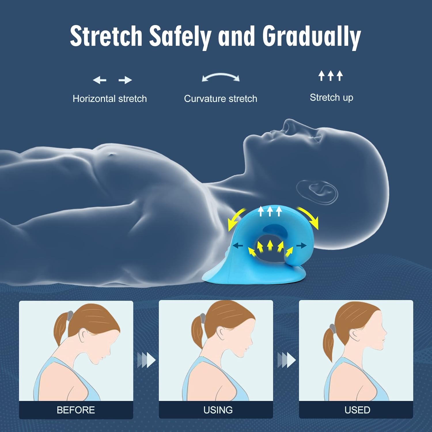 Neck Stretcher for Pain Relief - đánh giá và giá Neck Traction Pillow