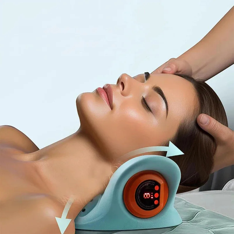 Electric Neck Cervical Tractio - đánh giá và giá Neck Traction Pillow