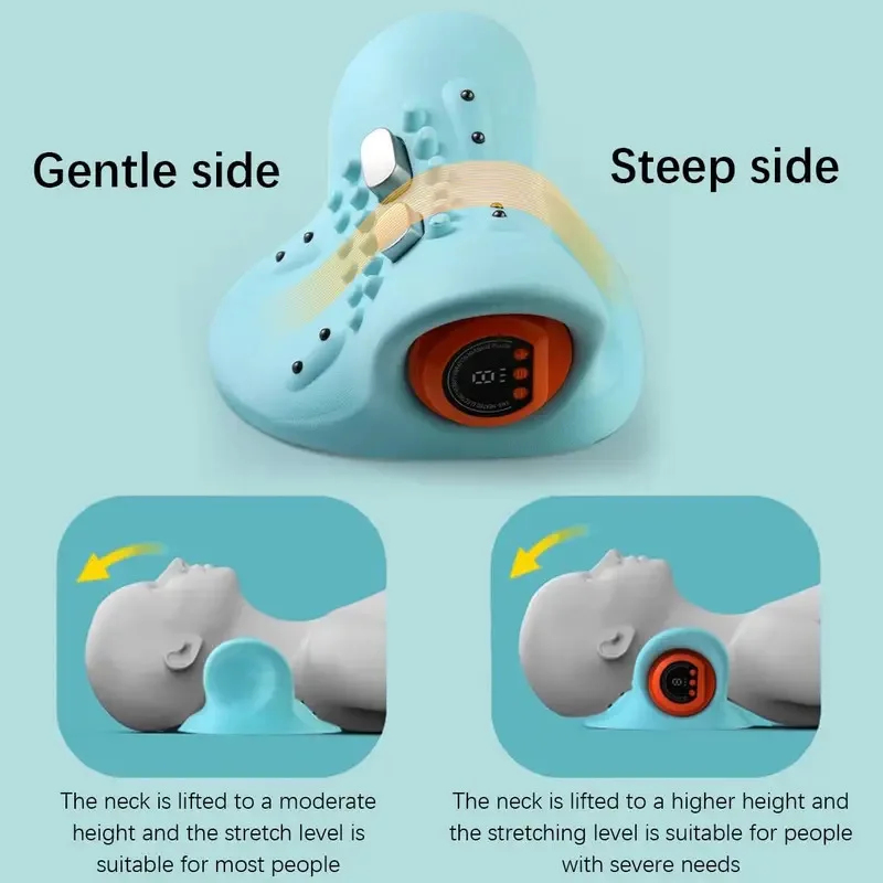 Electric Neck Cervical Tractio - đánh giá và giá Neck Traction Pillow