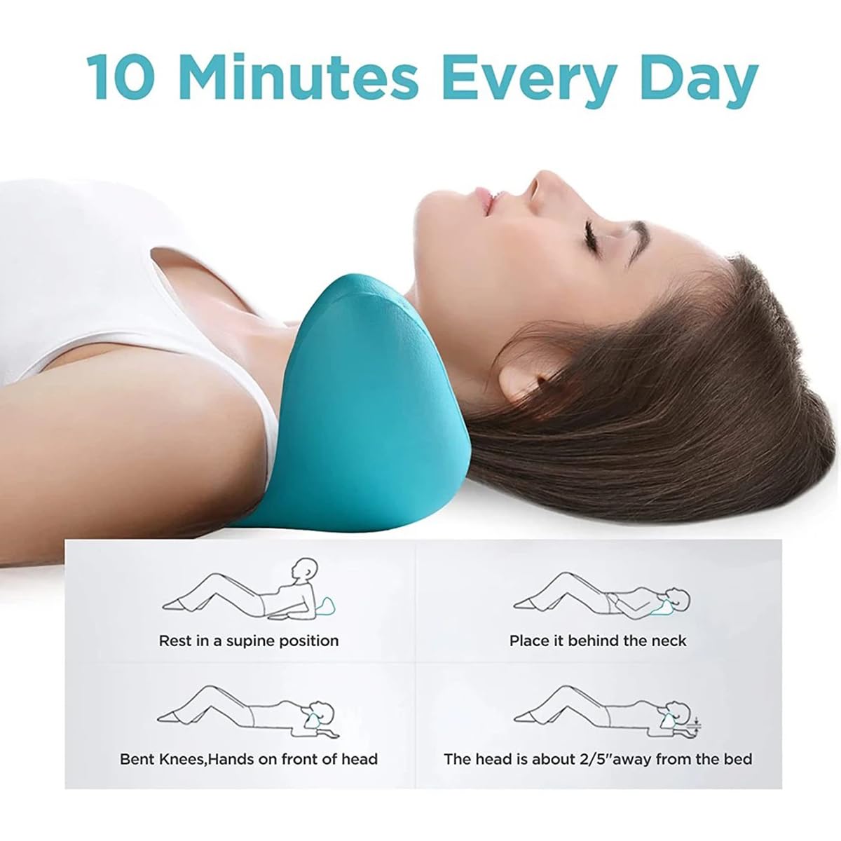 Neck and Shoulder Relaxer, Cer - đánh giá và giá Neck Traction Pillow