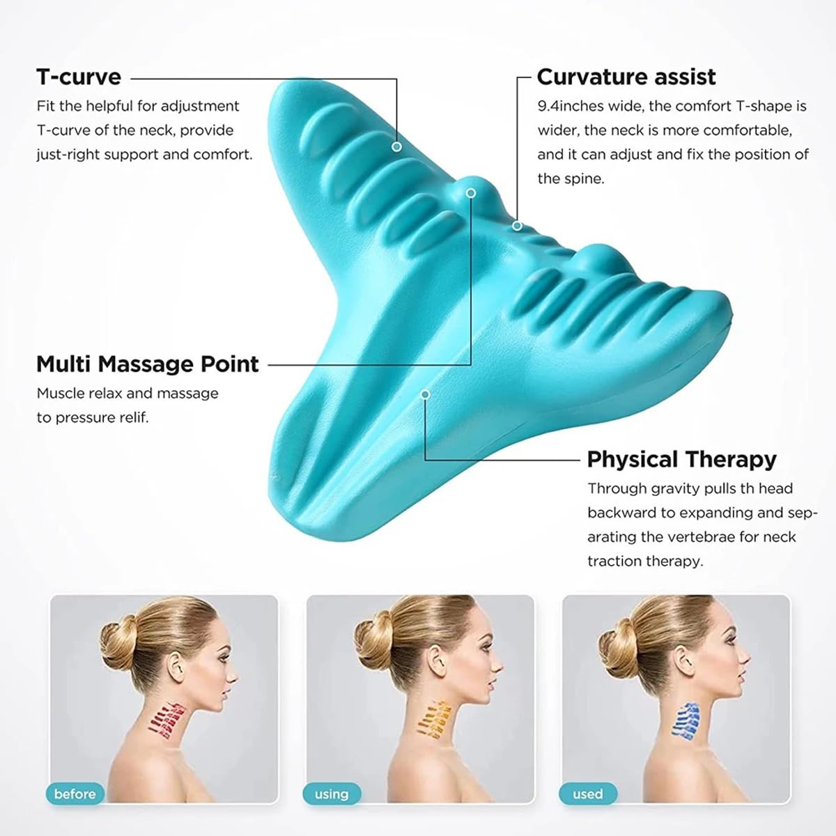 Neck and Shoulder Relaxer, Cer - đánh giá và giá Neck Traction Pillow