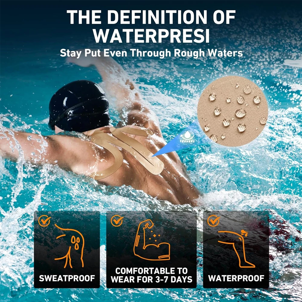 5PC Precut Kinesiology Tape fo - đánh giá và giá Kinesiology Tape Sports