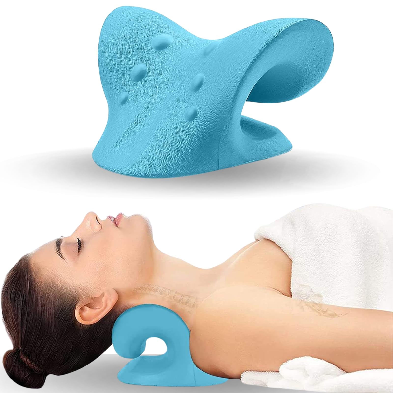 Neck And Shoulder Relaxer Cerv - đánh giá và giá Neck Traction Pillow