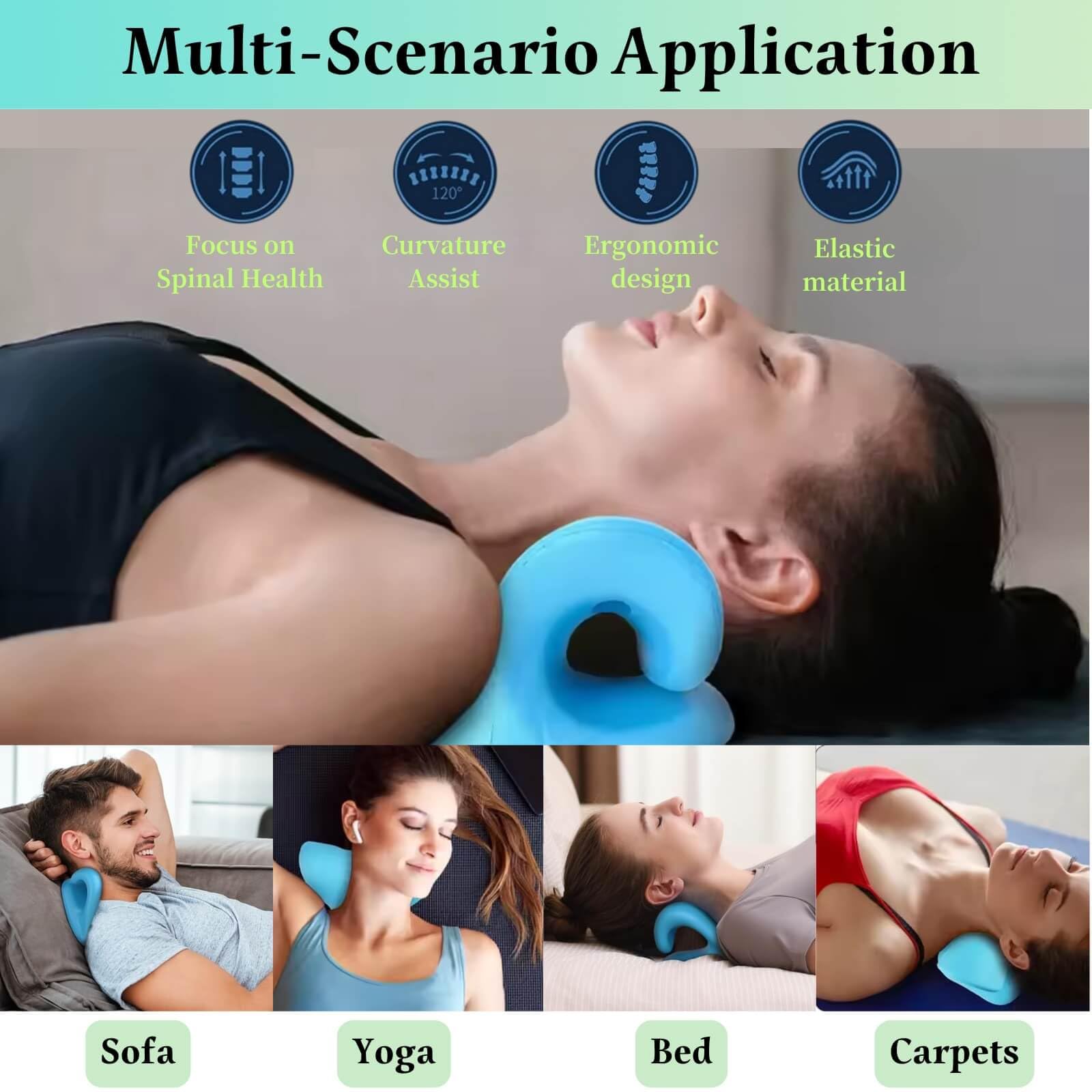 Neck And Shoulder Relaxer Cerv - đánh giá và giá Neck Traction Pillow