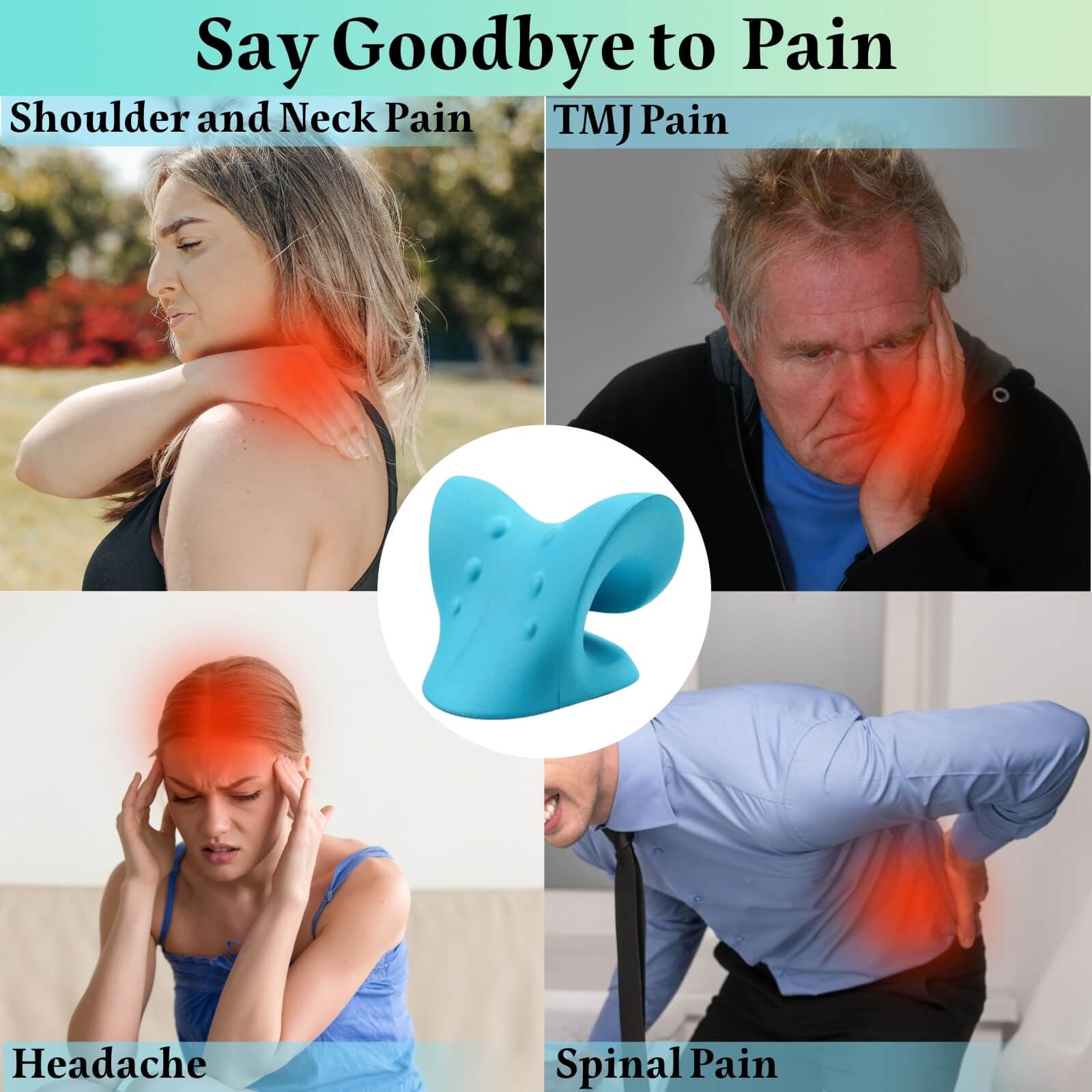 Neck And Shoulder Relaxer Cerv - đánh giá và giá Neck Traction Pillow
